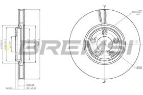 BREMS CD7648V - DISCHI FRENO - BRAKE DISCS