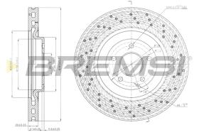 BREMS CD7650V - DISCHI FRENO - BRAKE DISCS