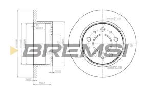 BREMS CD7653S - DISCHI FRENO - BRAKE DISCS