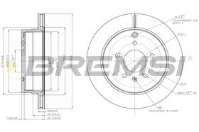 BREMS CD7660V - DISCHI FRENO - BRAKE DISCS