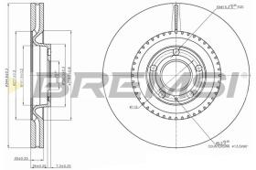 BREMS CD7661V - DISCHI FRENO - BRAKE DISCS