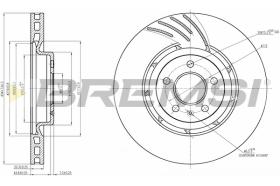 BREMS CD7665V - DISCHI FRENO - BRAKE DISCS