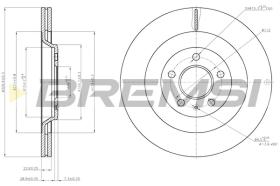 BREMS CD7667V - DISCHI FRENO - BRAKE DISCS