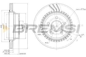 BREMS CD7672V - DISCHI FRENO - BRAKE DISCS