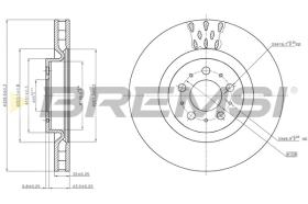 BREMS CD7682V - DISCHI FRENO - BRAKE DISCS