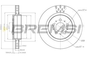 BREMS CD7683V - DISCHI FRENO - BRAKE DISCS