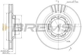 BREMS CD7685V - DISCHI FRENO - BRAKE DISCS