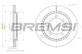 BREMS CD7687V - DISCHI FRENO - BRAKE DISCS