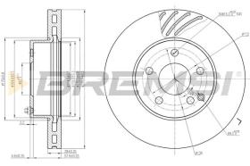 BREMS CD7690V - DISCHI FRENO - BRAKE DISCS