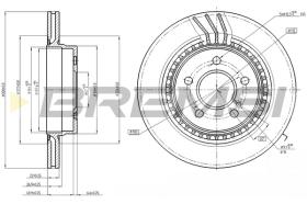 BREMS CD7700V - DISCHI FRENO - BRAKE DISCS