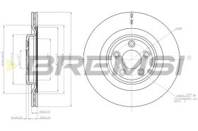 BREMS CD7703V - DISCHI FRENO - BRAKE DISCS