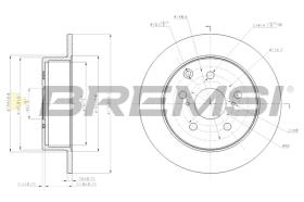 BREMS CD7704S - DISCHI FRENO - BRAKE DISCS