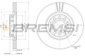 BREMS CD7707V - DISCHI FRENO - BRAKE DISCS