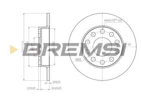 BREMS CD7709S - DISCHI FRENO - BRAKE DISCS