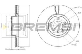 BREMS CD7713V - DISCHI FRENO - BRAKE DISCS