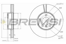 BREMS CD7714V - DISCHI FRENO - BRAKE DISCS