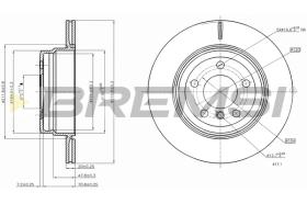 BREMS CD7715V - DISCHI FRENO - BRAKE DISCS