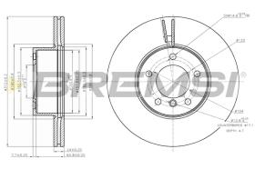 BREMS CD7717V - DISCHI FRENO - BRAKE DISCS