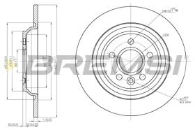 BREMS CD7720S - DISCHI FRENO - BRAKE DISCS