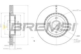 BREMS CD7723V - DISCHI FRENO - BRAKE DISCS