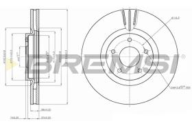 BREMS CD7724V - DISCHI FRENO - BRAKE DISCS