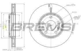 BREMS CD7726V - DISCHI FRENO - BRAKE DISCS