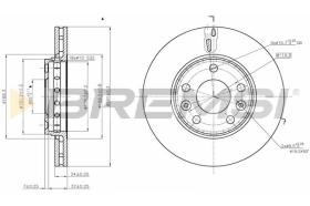 BREMS CD7728V - DISCHI FRENO - BRAKE DISCS