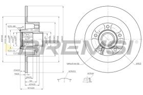 BREMS CD7729S - DISCHI FRENO - BRAKE DISCS