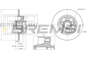 BREMS CD7730S - DISCHI FRENO - BRAKE DISCS