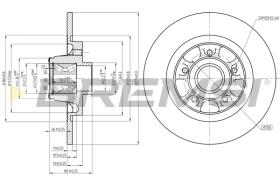 BREMS CD7734S - DISCHI FRENO - BRAKE DISCS