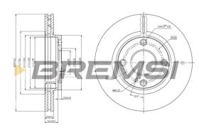 BREMS CD7740V - DISCHI FRENO - BRAKE DISCS