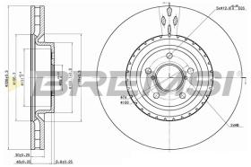 BREMS CD7748V - DISCHI FRENO - BRAKE DISCS