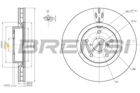 BREMS CD7749V - DISCHI FRENO - BRAKE DISCS