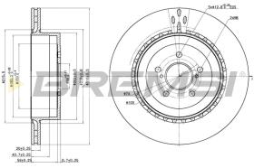 BREMS CD7750V - DISCHI FRENO - BRAKE DISCS