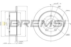 BREMS CD7753S - DISCHI FRENO - BRAKE DISCS