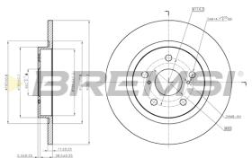 BREMS CD7755S - DISCHI FRENO - BRAKE DISCS