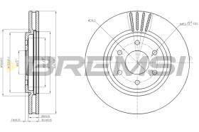 BREMS CD7761V - DISCHI FRENO - BRAKE DISCS