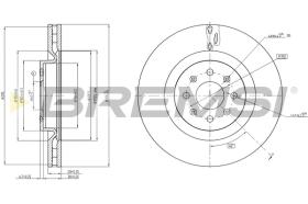 BREMS CD7773V - DISCHI FRENO - BRAKE DISCS