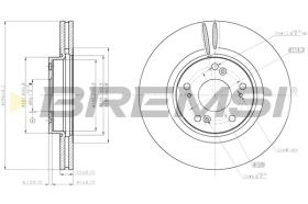 BREMS CD7775V - DISCHI FRENO - BRAKE DISCS