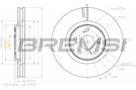 BREMS CD7777V - DISCHI FRENO - BRAKE DISCS