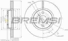 BREMS CD7780V - DISCHI FRENO - BRAKE DISCS