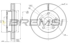 BREMS CD7782V - DISCHI FRENO - BRAKE DISCS