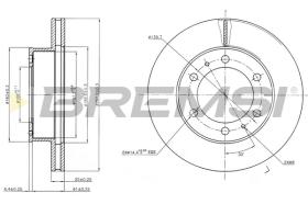 BREMS CD7783V - DISCHI FRENO - BRAKE DISCS