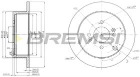 BREMS CD7794S - DISCHI FRENO - BRAKE DISCS