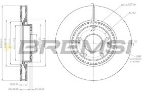 BREMS CD7795V - DISCHI FRENO - BRAKE DISCS