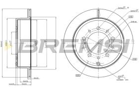 BREMS CD7799V - DISCHI FRENO - BRAKE DISCS