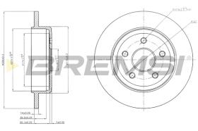 BREMS CD7813S - DISCHI FRENO - BRAKE DISCS