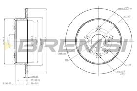 BREMS CD7815S - DISCHI FRENO - BRAKE DISCS