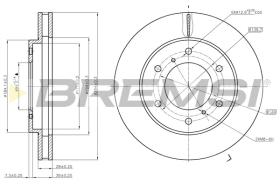 BREMS CD7818V - DISCHI FRENO - BRAKE DISCS