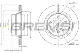 BREMS CD7851V - DISCHI FRENO - BRAKE DISCS